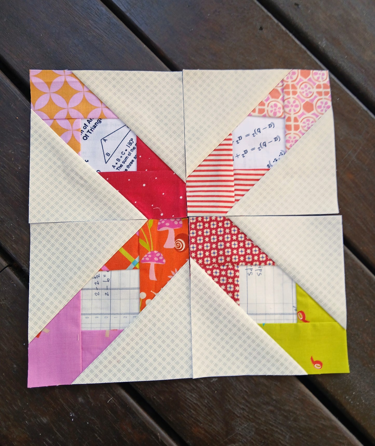 Linked Stars Foundation Paper Piecing (FPP) Pattern