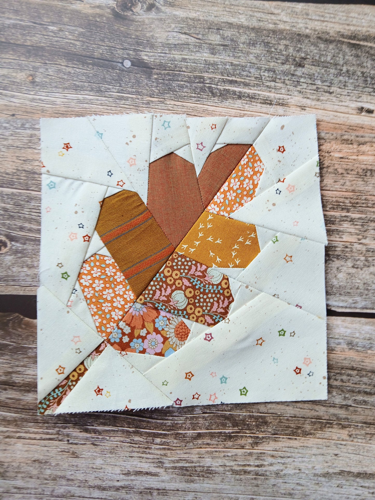 Oak Leaf Foundation Paper Piecing (FPP) Pattern