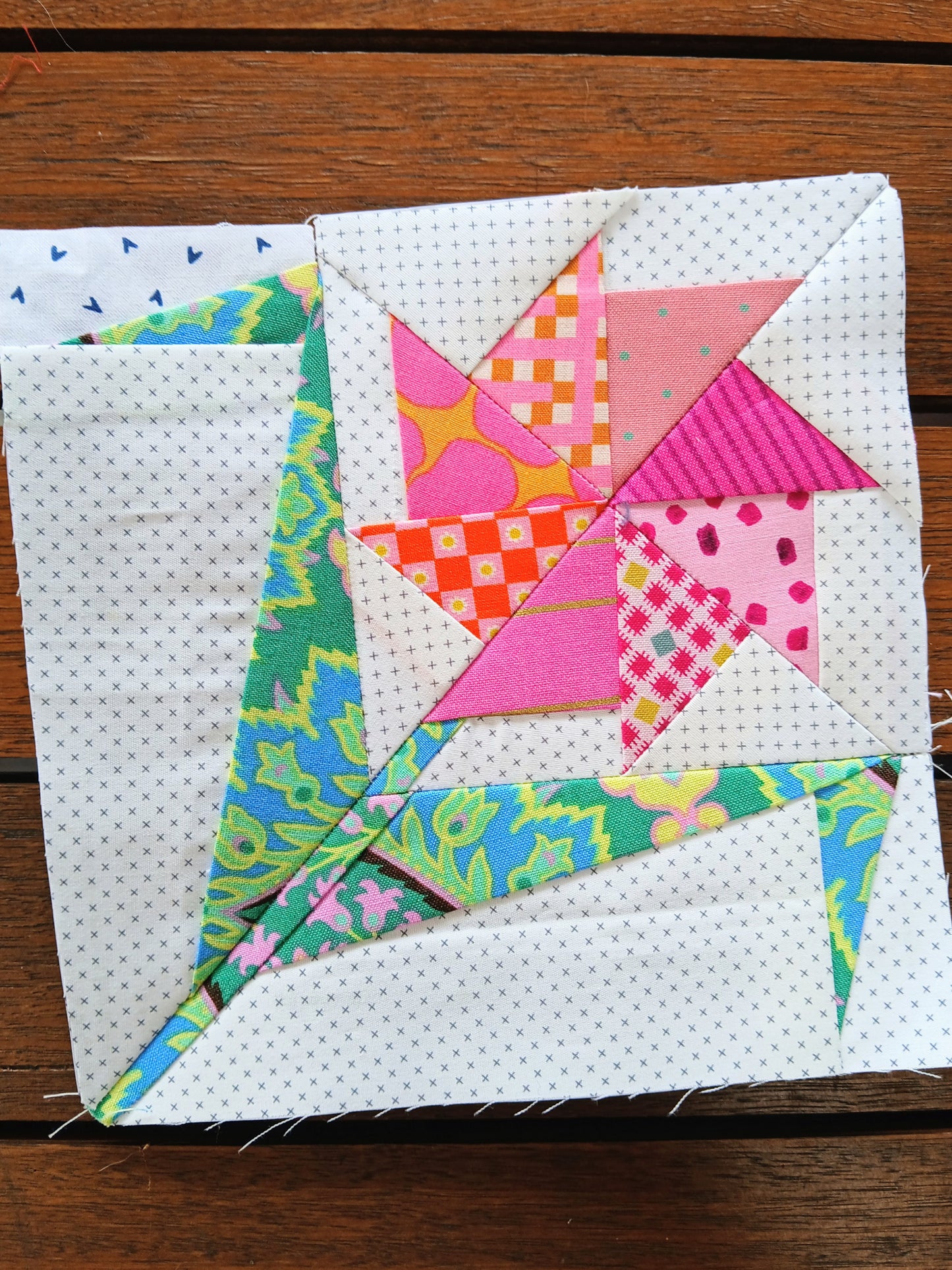 Pinwheel Flower Foundation Paper Piecing (FPP) Pattern
