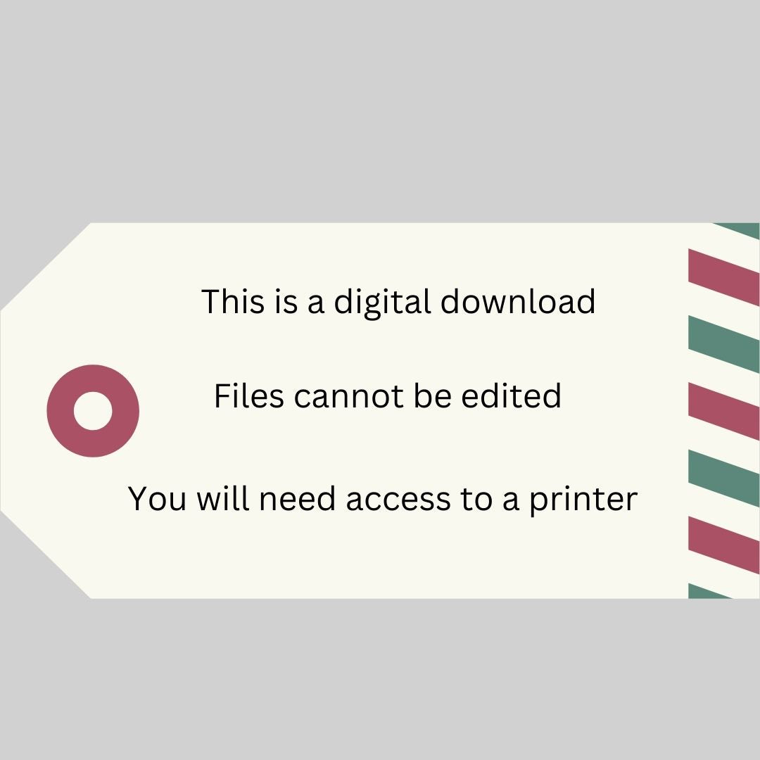 Cat Christmas Cards Printable Bundle 3