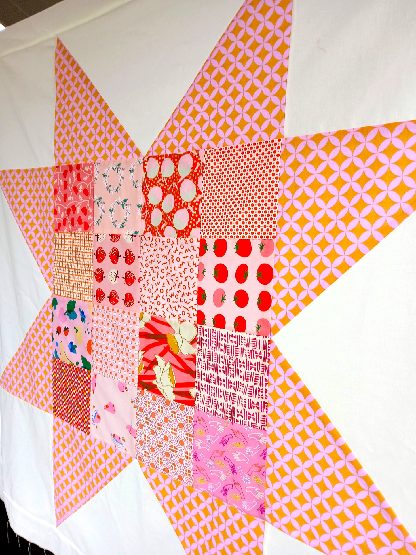 Sawtooth Star Baby Quilt Pattern PDF