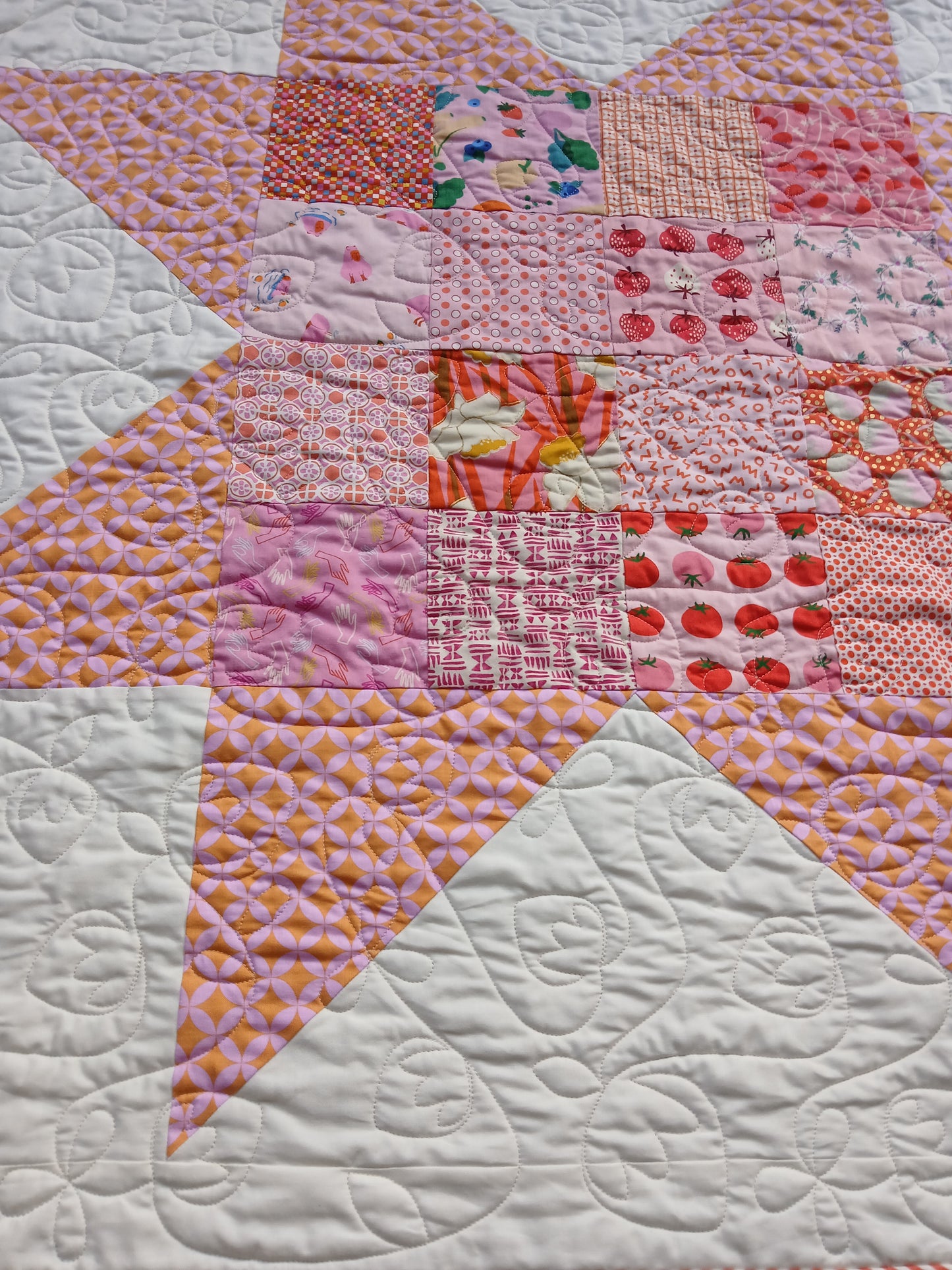 Sawtooth Star Baby Quilt Pattern PDF
