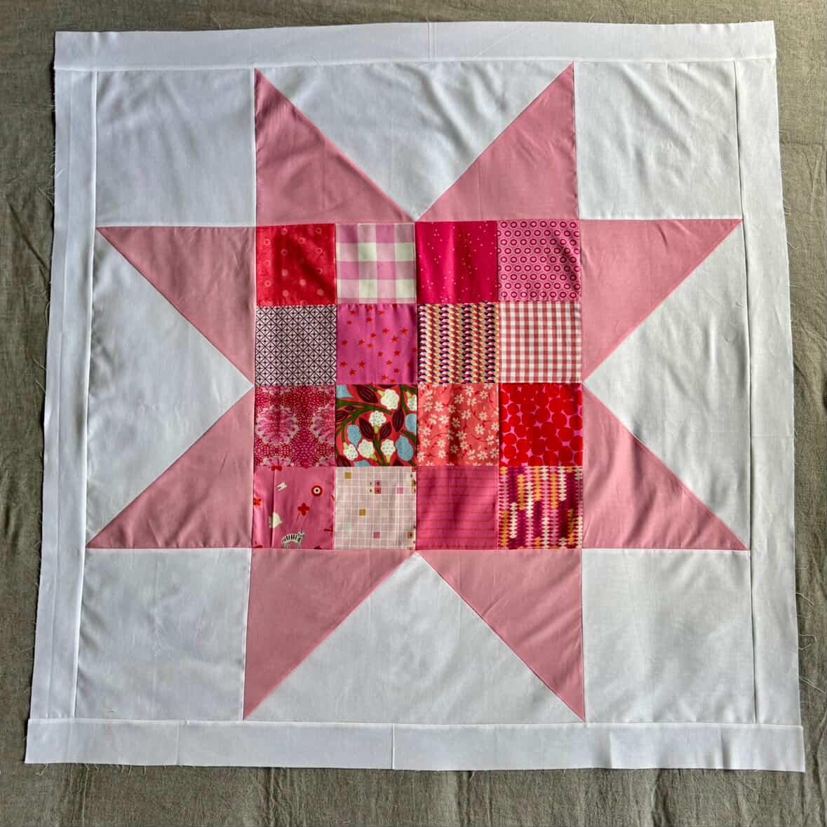 Sawtooth Star Baby Quilt Pattern PDF