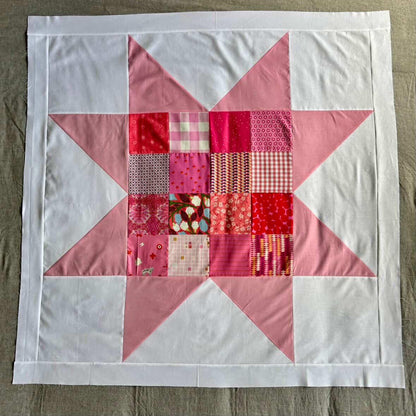Sawtooth Star Baby Quilt Pattern PDF