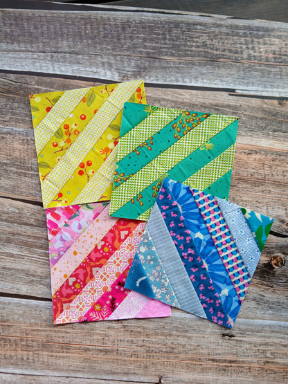 String Block 2 Foundation Paper Piecing (FPP) Pattern