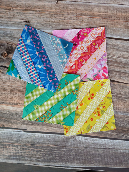 String Block 2 Foundation Paper Piecing (FPP) Pattern