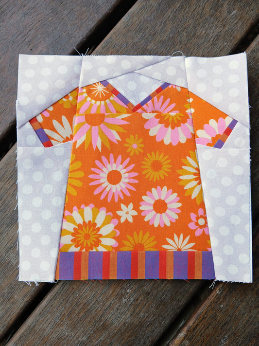 T Shirt Foundation Paper Piecing (FPP) Pattern