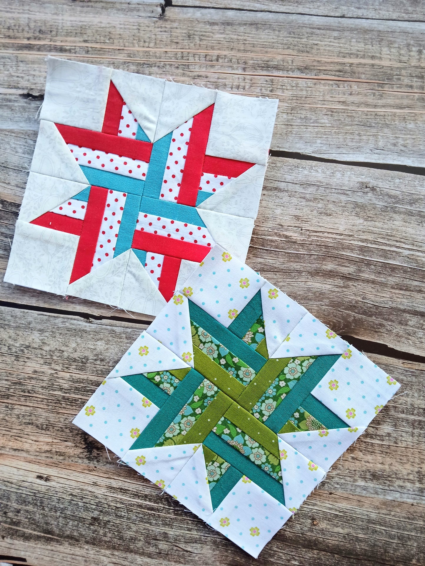 Woven Star Foundation Paper Piecing (FPP) Pattern