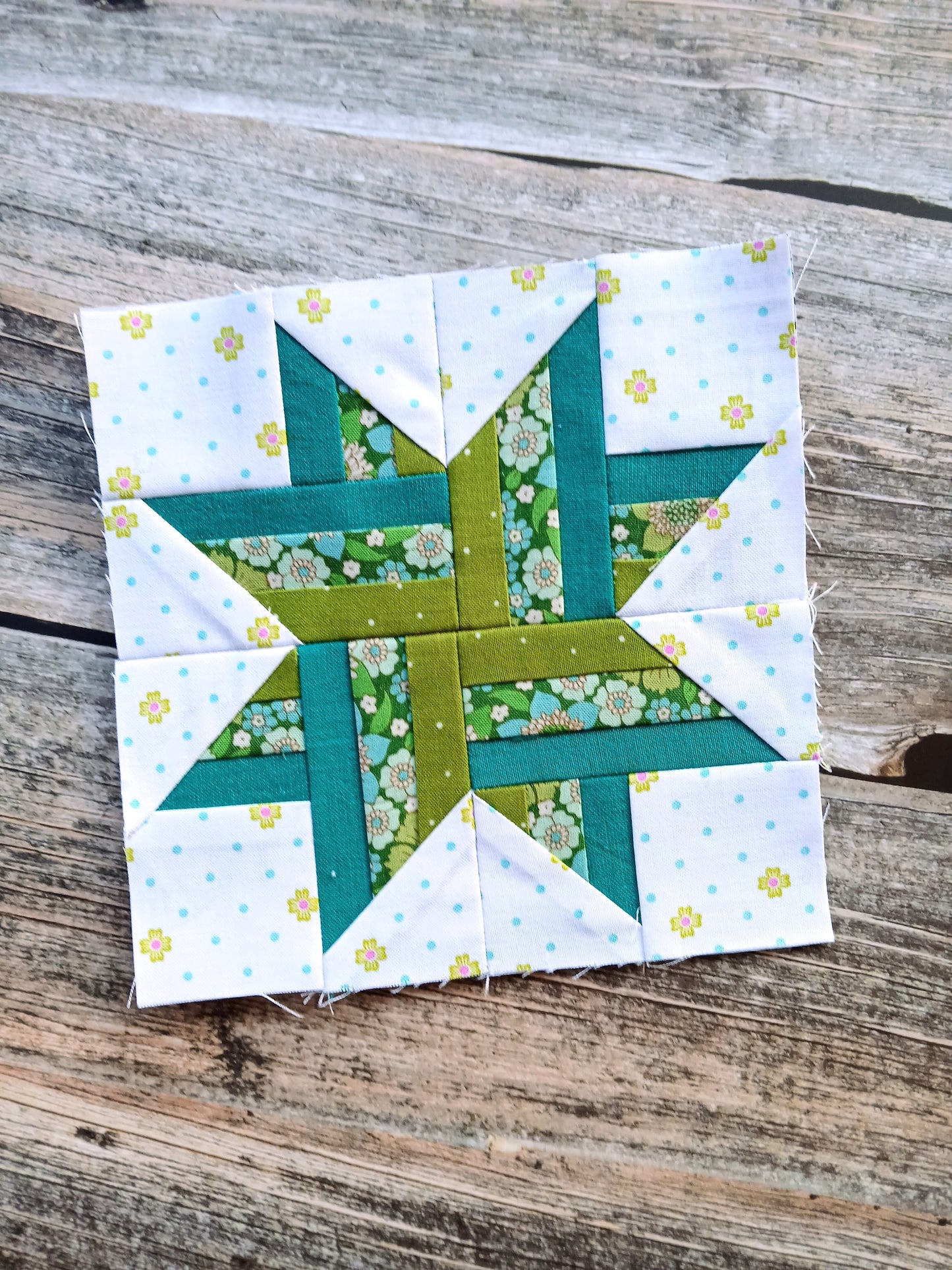 Woven Star Foundation Paper Piecing (FPP) Pattern