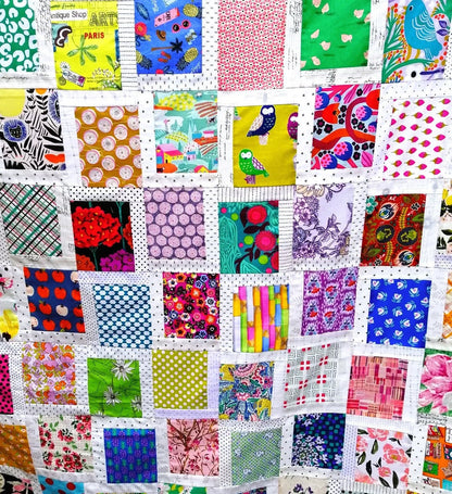 Flicker From View PDF quilt pattern fast scrap quilt Baby quilt Digital Download