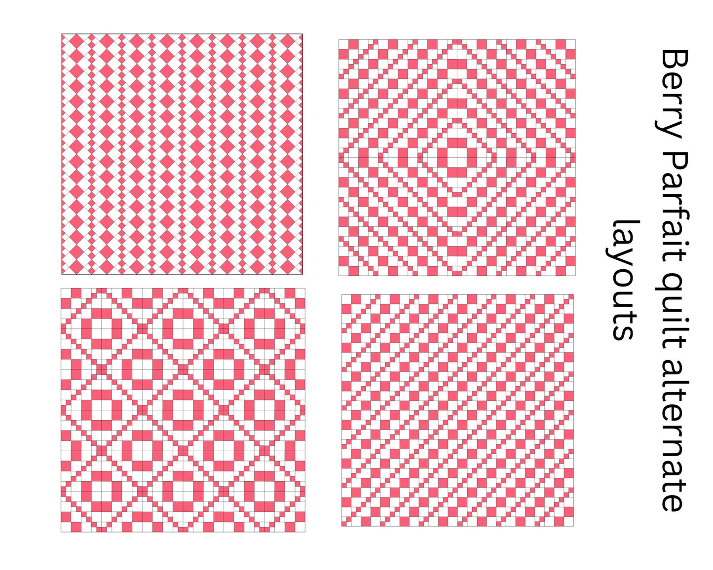Berry Parfait PDF quilt pattern Digital Download
