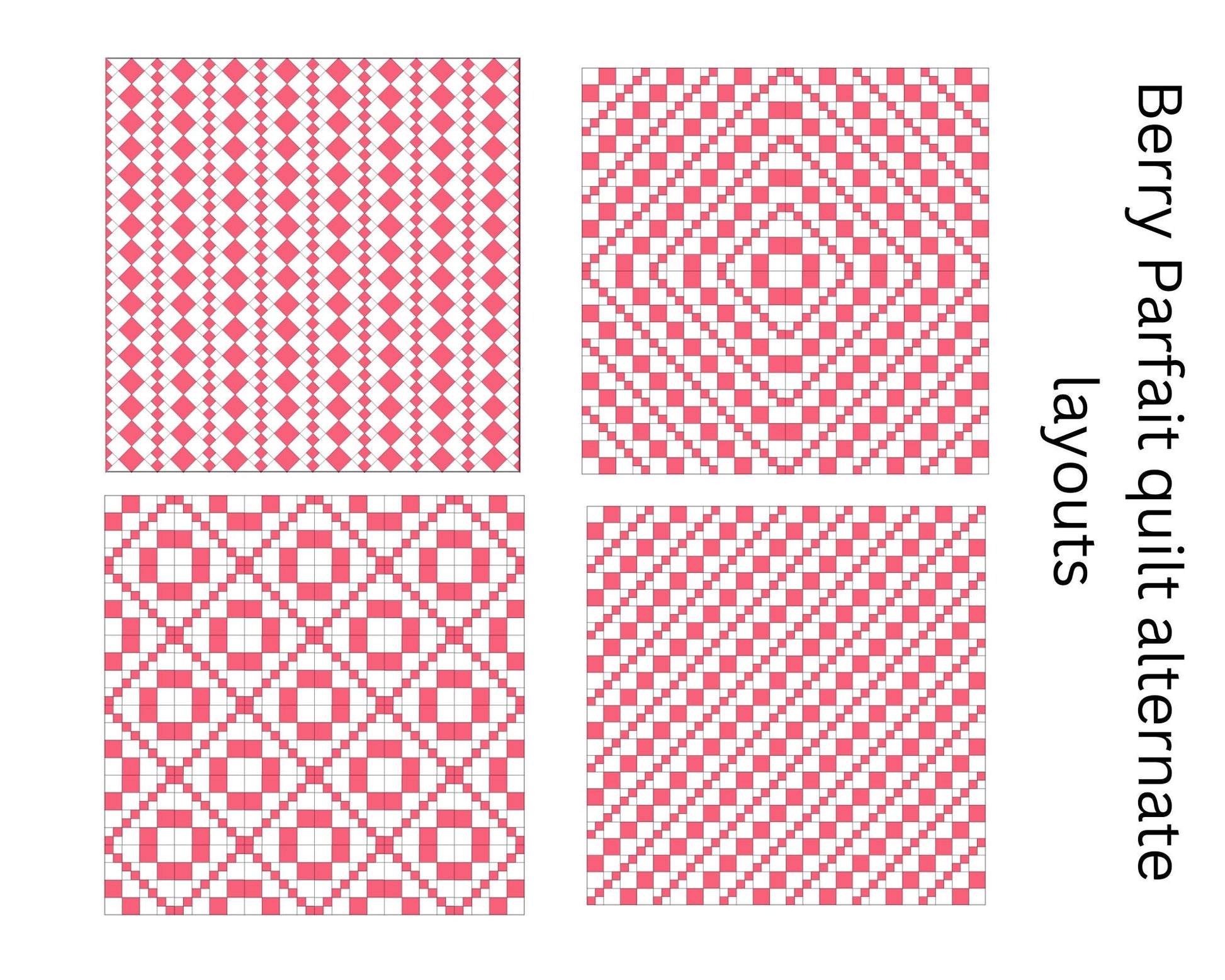 Berry Parfait PDF quilt pattern Digital Download