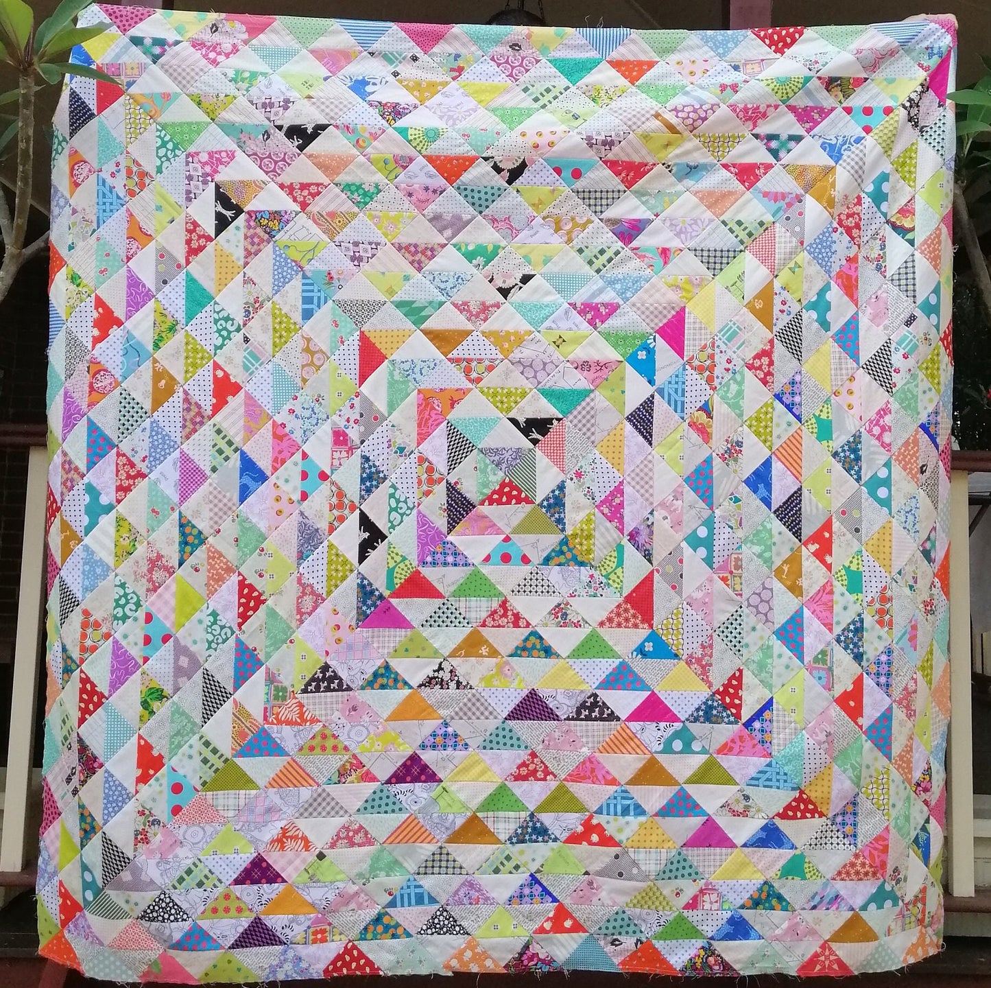 Breaking the Waves PDF scrap quilt pattern Digital Download