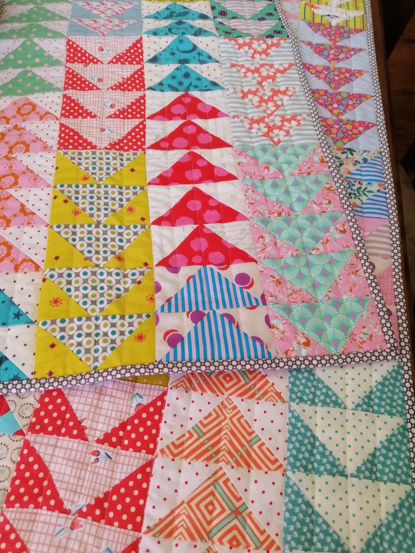 Flying Geese Foundation Paper Piecing (FPP) quilt block pattern Digital Download