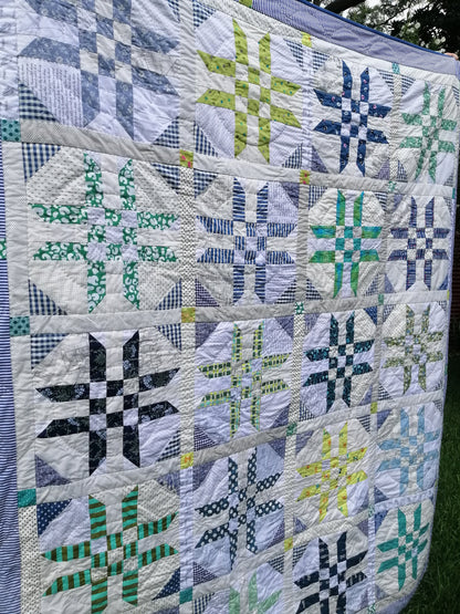 Arya quilt pattern PDF Digital Download scrap quilt