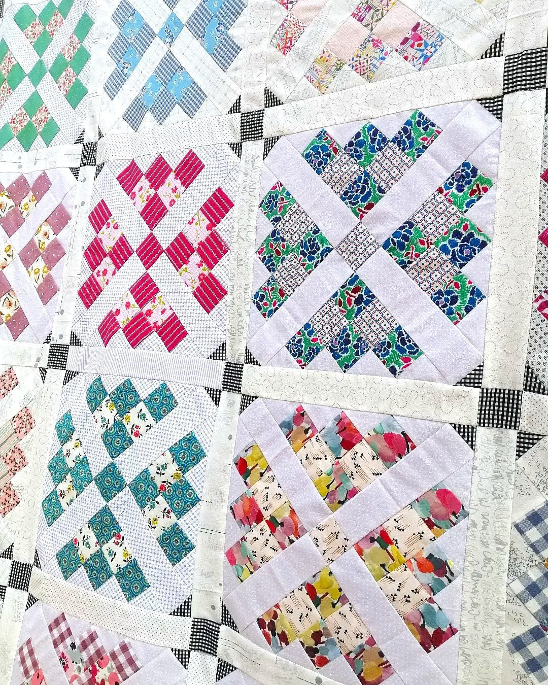 Parterre Digital Download quilt pattern Digital Download