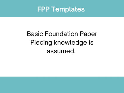 Pineapple Foundation Paper Piecing FPP quilt block pattern Digital Download
