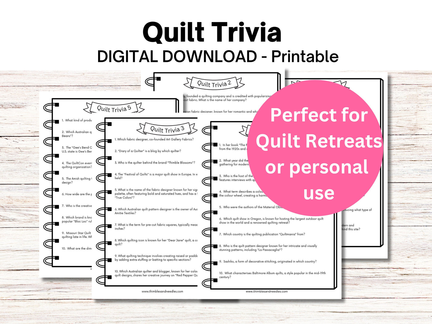 Quilt Games, Quilting Games, Quilting Party Games, Quilt Club Game, Quilt Retreat, Name That Quilt Block, Quilt Activities Bundle, PDF