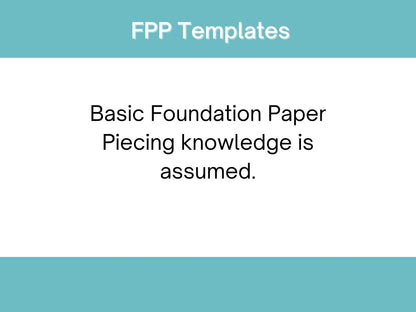 Flying geese circle Foundation Paper Piecing FPP Mini Quilt block pattern Digital Download