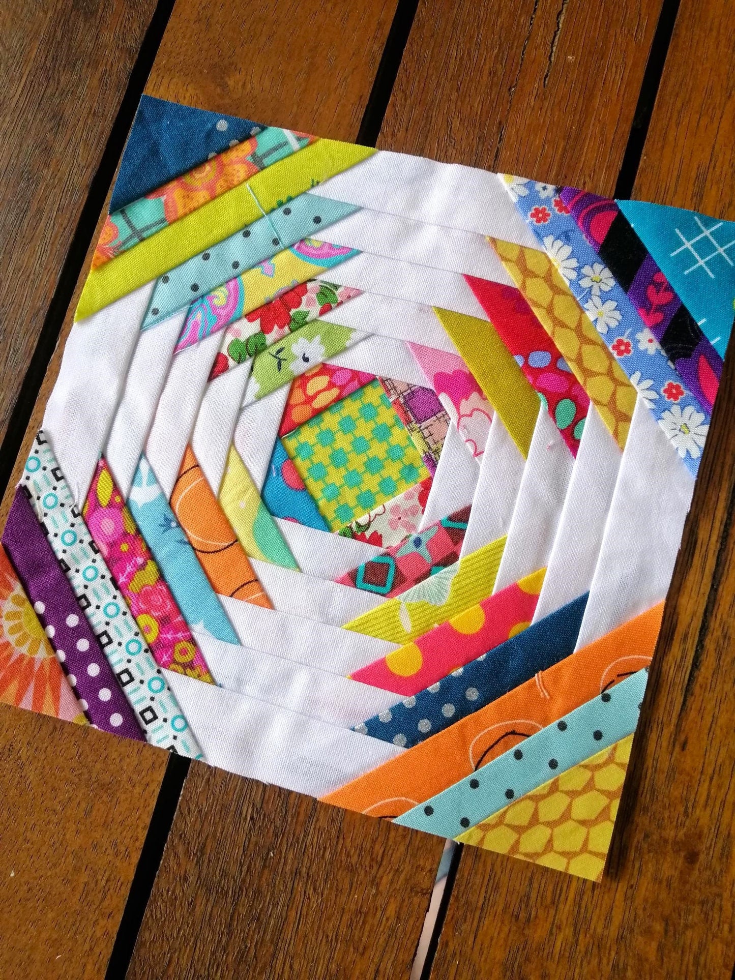 Pineapple Foundation Paper Piecing FPP quilt block pattern Digital Download