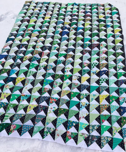 Clippings Quilt Pattern PDF Digital Download Scrap quilt pattern