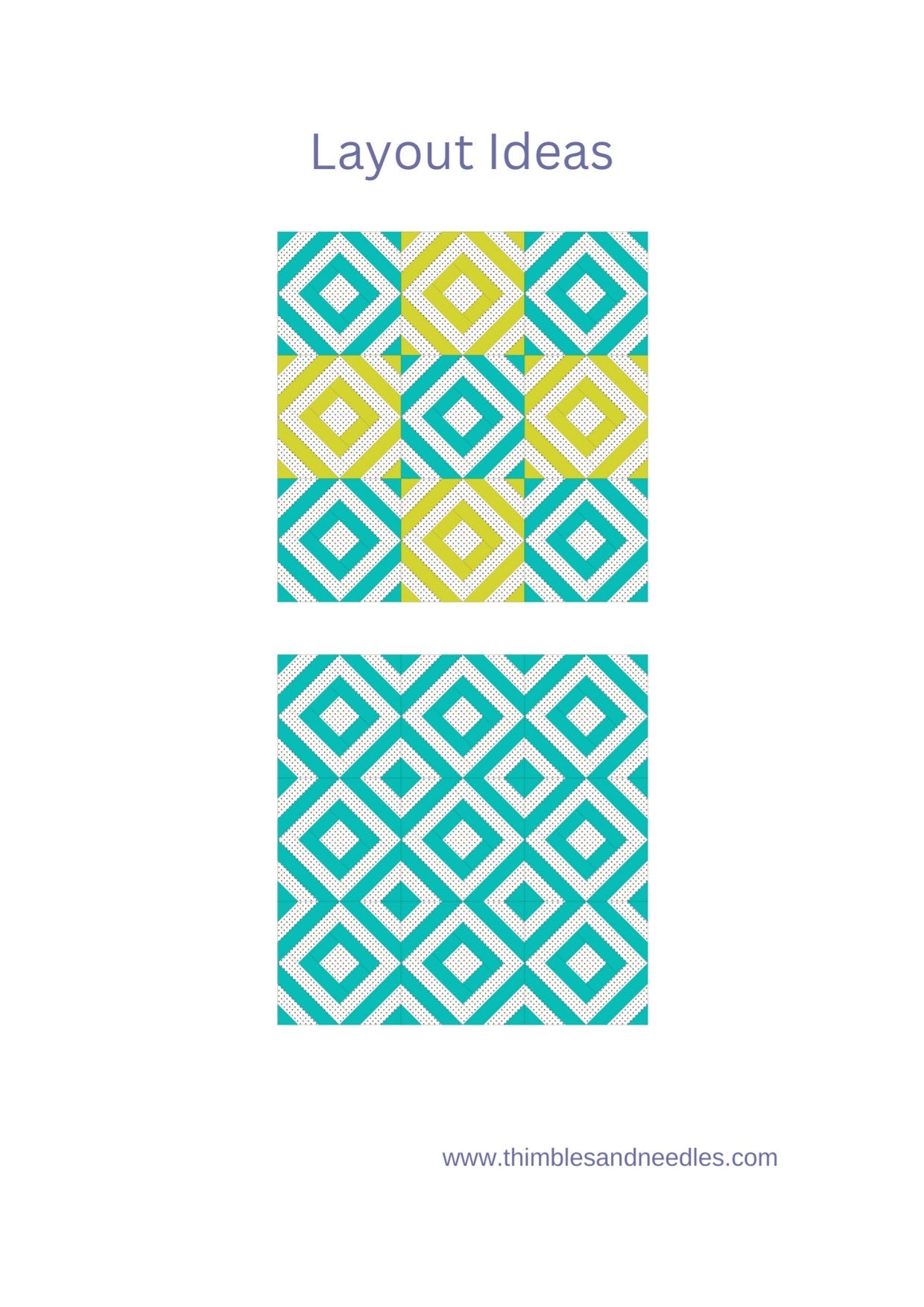 Courthouse on Point FPP Foundation Paper Piecing quilt block pattern Digital Download