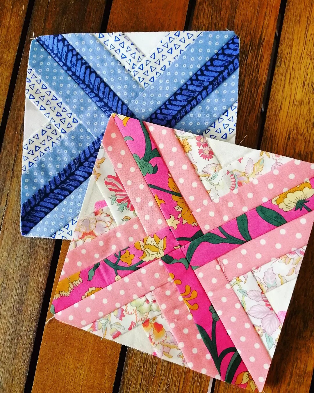 Woven Twirl FPP Foundation Paper Piecing quilt block pattern Digital Download