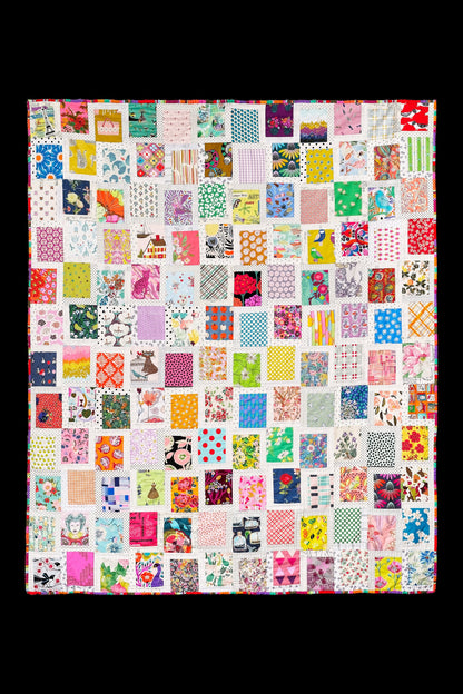 Flicker From View PDF quilt pattern fast scrap quilt Baby quilt Digital Download