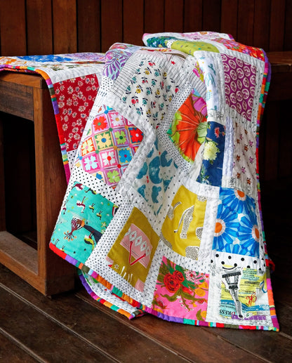Flicker From View PDF quilt pattern fast scrap quilt Baby quilt Digital Download