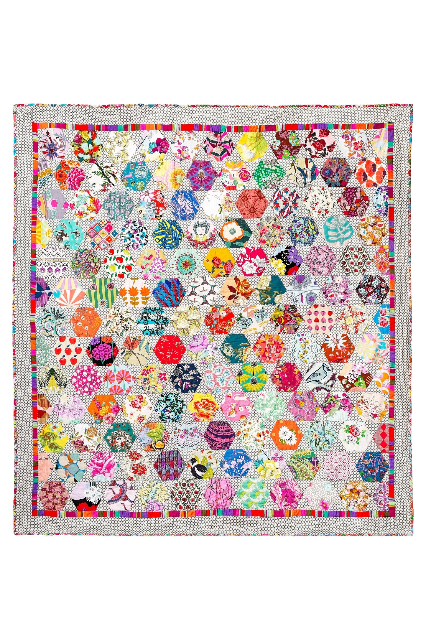 Another Story quilt pattern, hexagon quilt, ispy quilt, pdf quilt pattern Digital Download
