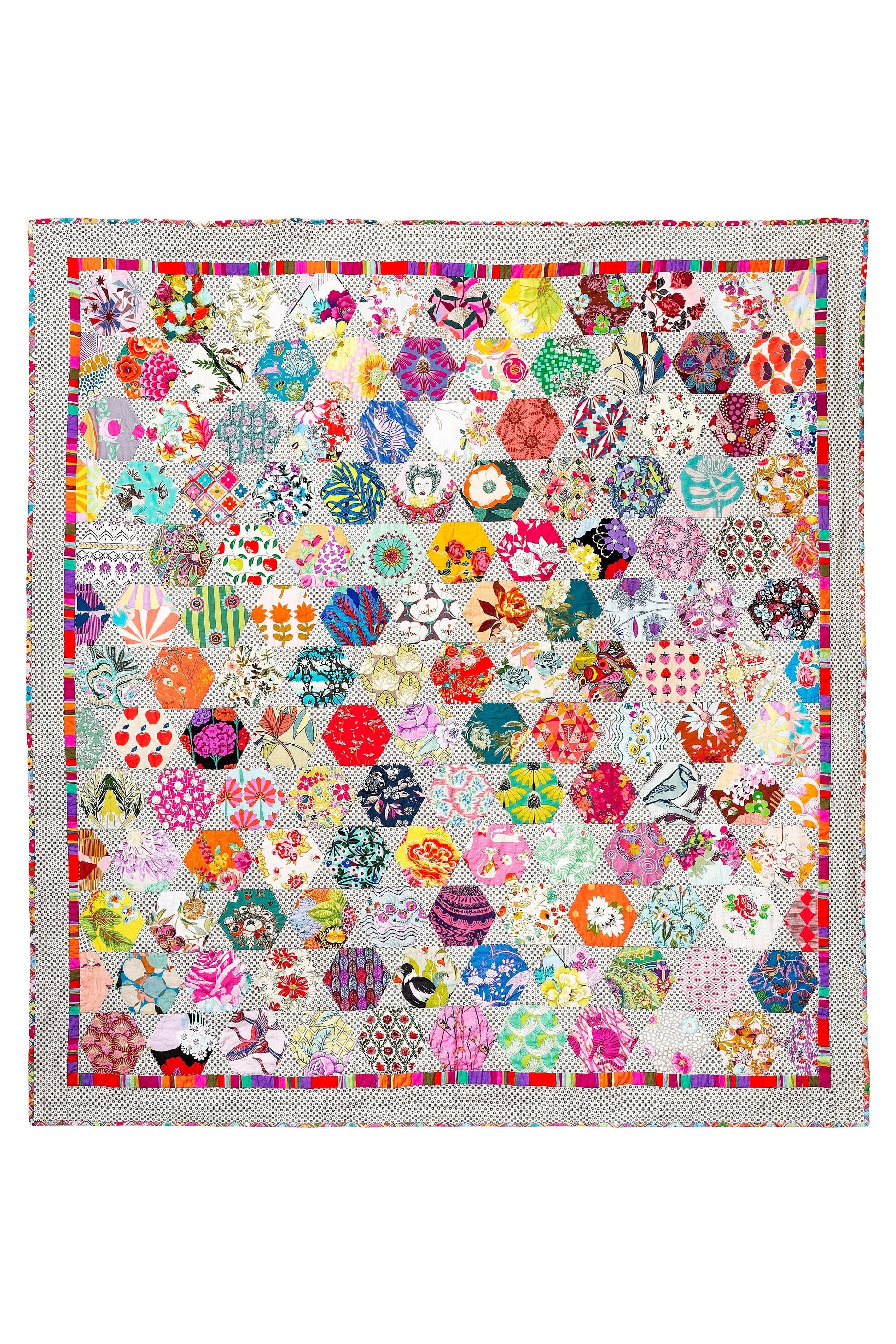 Another Story quilt pattern, hexagon quilt, ispy quilt, pdf quilt pattern Digital Download