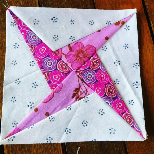 Criss Cross FPP Foundation Paper Piecing quilt block pattern Digital Download