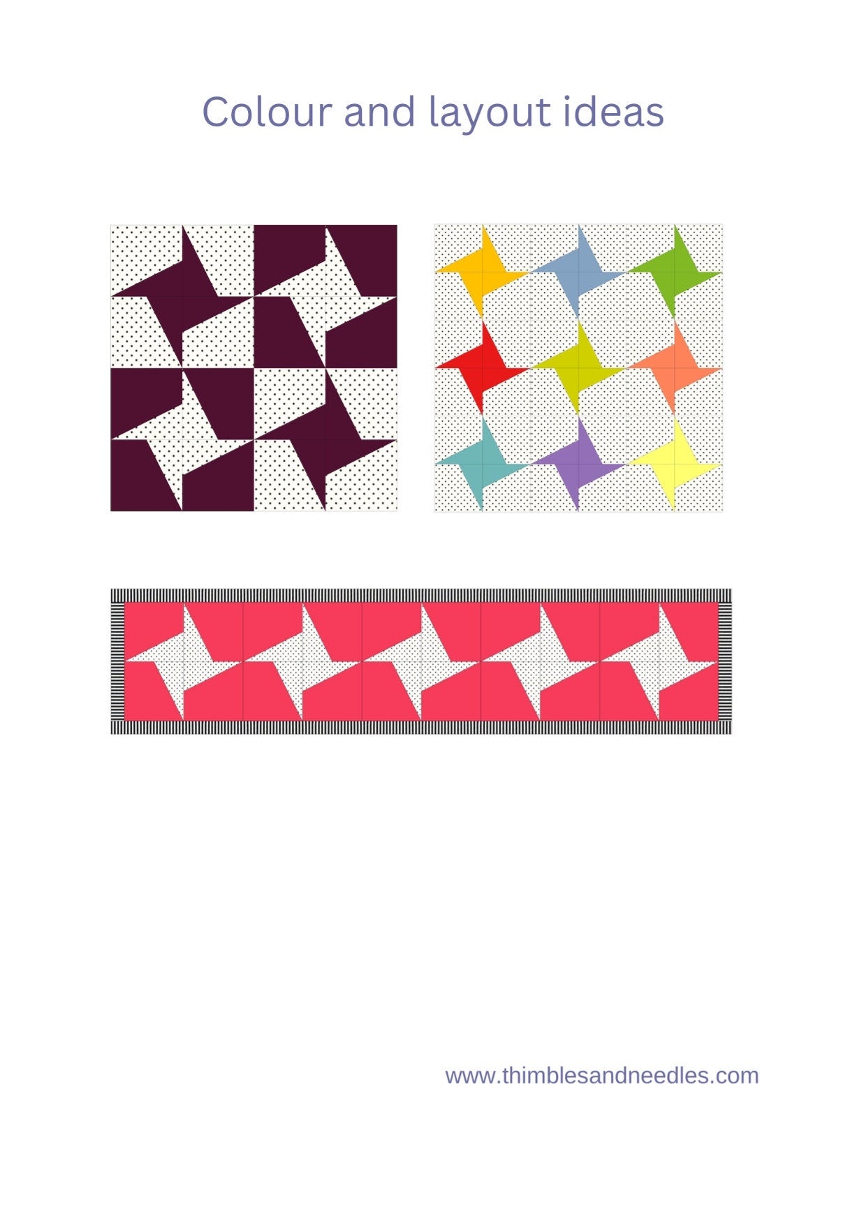 Spinning Stars FPP Foundation Paper Piecing quilt block pattern Digital Download