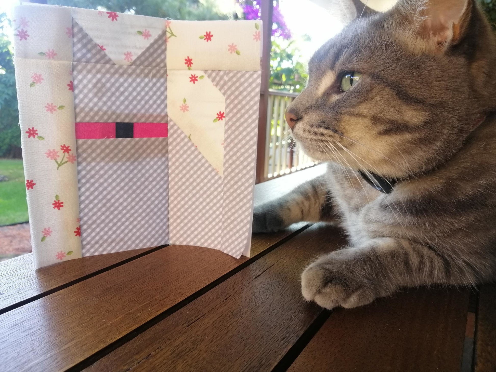Cat FPP Foundation Paper Piecing quilt block pattern Digital Download