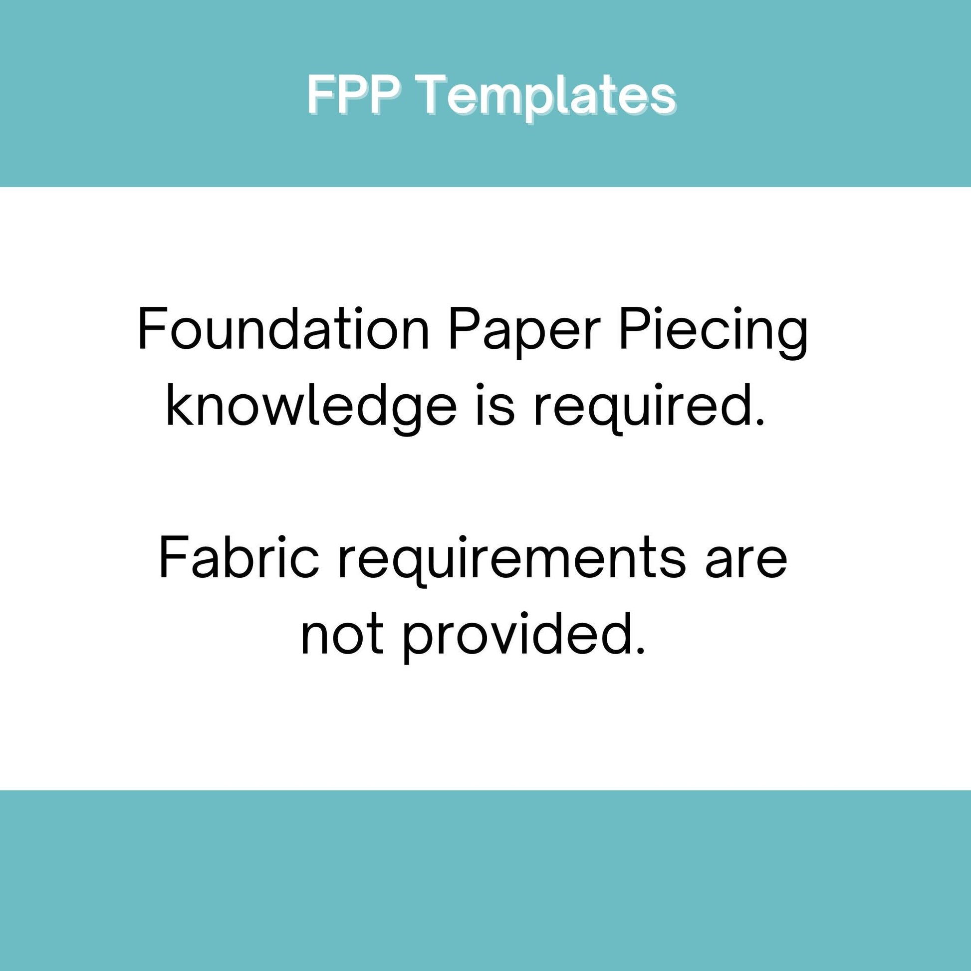 Moth FPP Foundation Paper Piecing quilt block pattern Digital Download