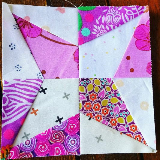Hummingbird Block FPP Foundation Paper Piecing quilt block pattern Digital Download