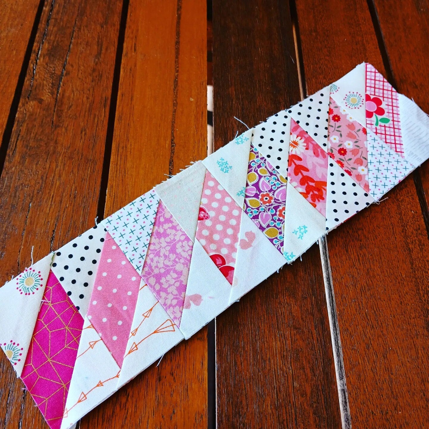 Quilt Border Diagonal Stripe FPP Foundation Paper Piecing block pattern Digital Download