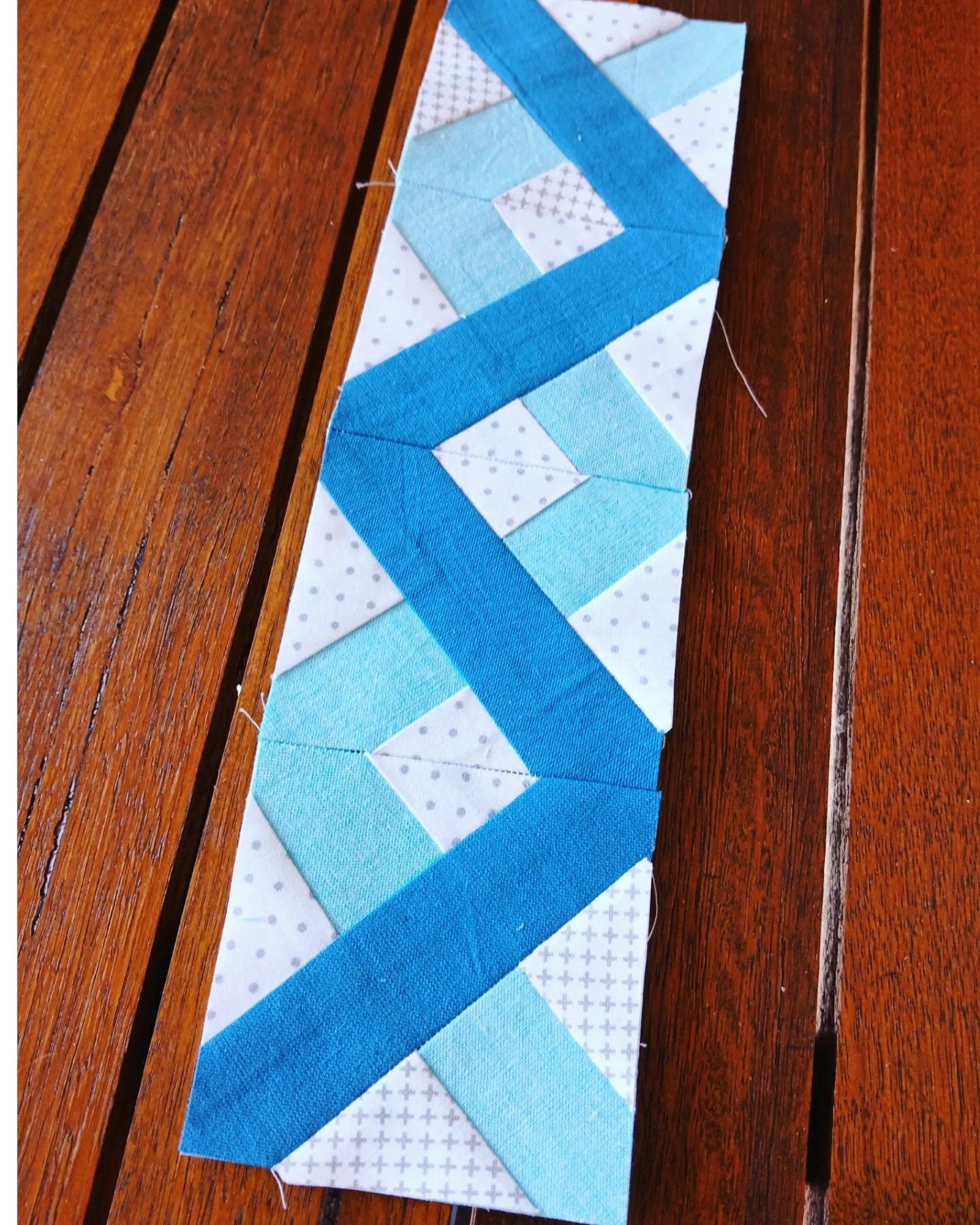 Quilt Border Cross Block FPP Foundation Paper Piecing block pattern Digital Download