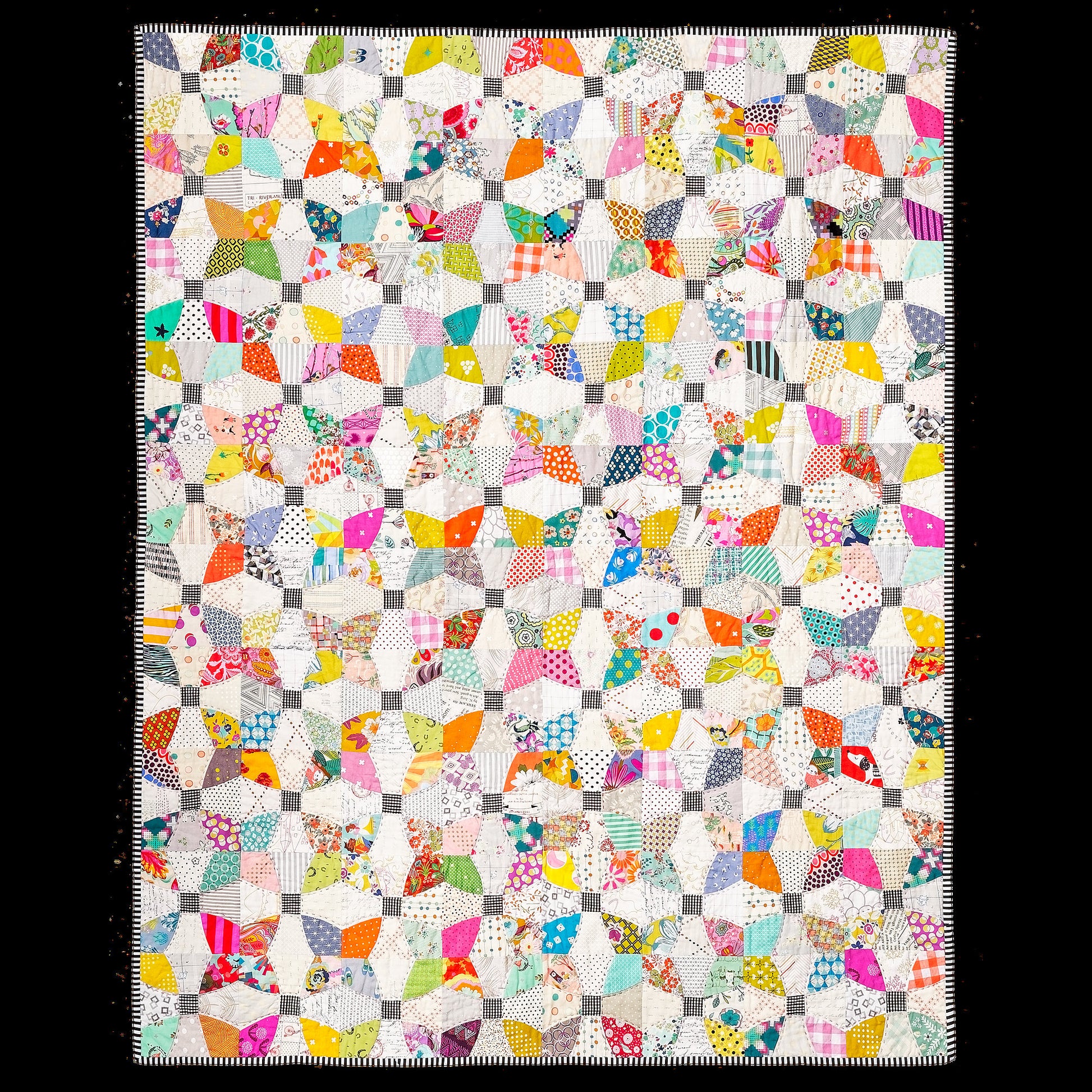 Buttons and Bows quilt pattern, PDF quilt pattern, scrap quilt pattern Digital Download