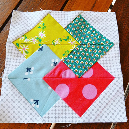 Card Trick FPP Foundation Paper Piecing quilt block pattern Digital Download