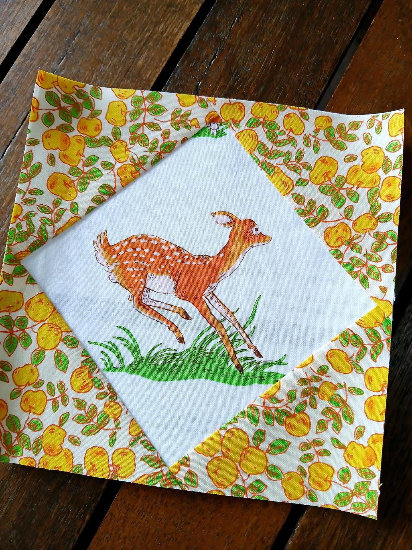 Square on Point FPP Foundation Paper Piecing quilt block pattern Digital Download