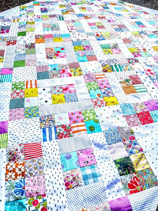 Dominoes Quilt Pattern PDF Digital Download scrap precut friendly