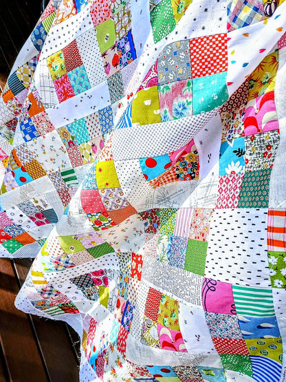 Dominoes Quilt Pattern PDF Digital Download scrap precut friendly