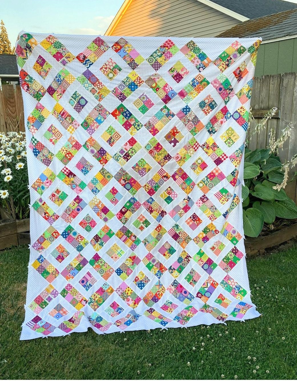 Dominoes Quilt Pattern PDF Digital Download scrap precut friendly