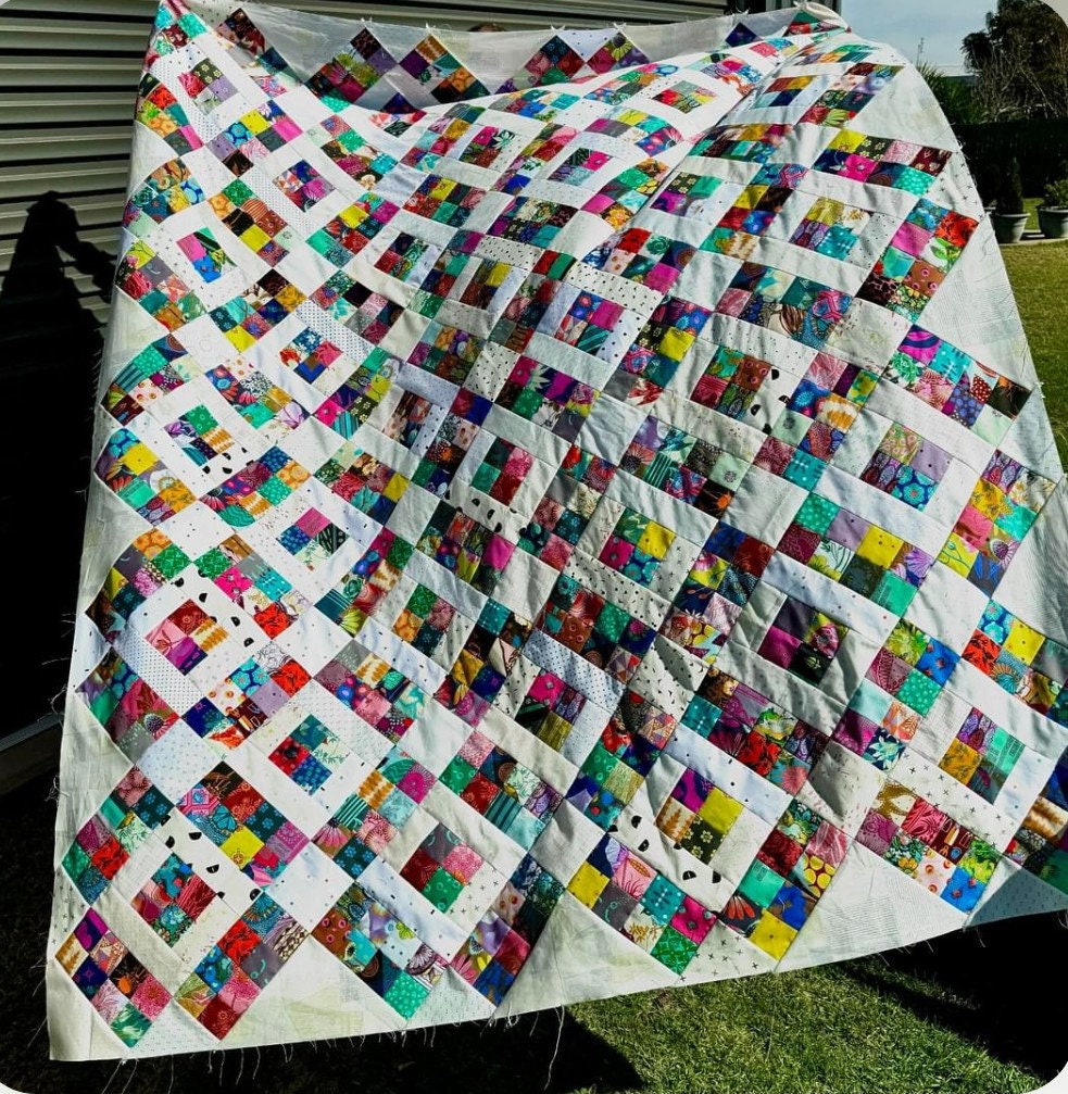 Dominoes Quilt Pattern PDF Digital Download scrap precut friendly
