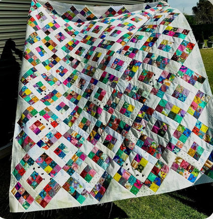 Dominoes Quilt Pattern PDF Digital Download scrap precut friendly