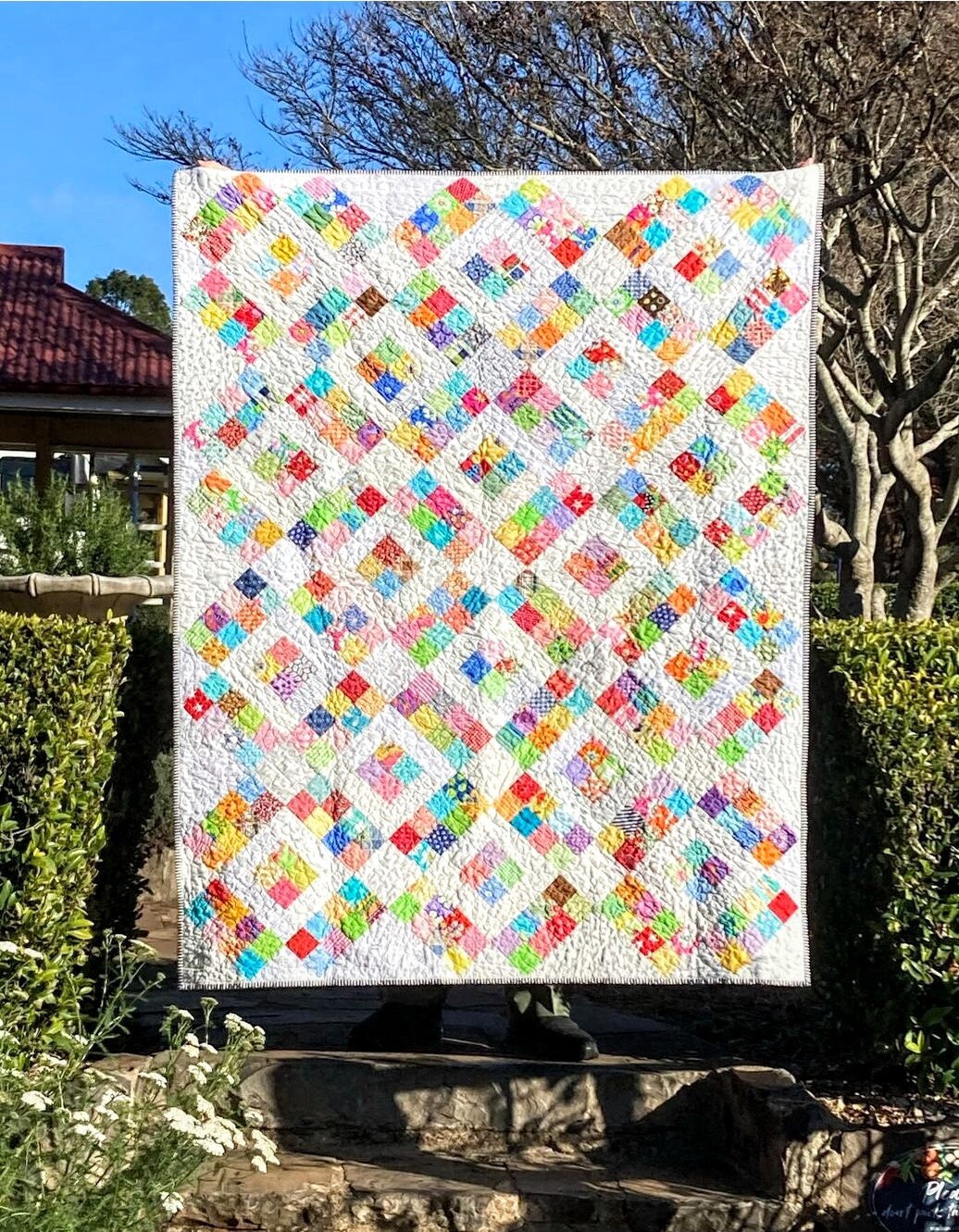 Dominoes Quilt Pattern PDF Digital Download scrap precut friendly