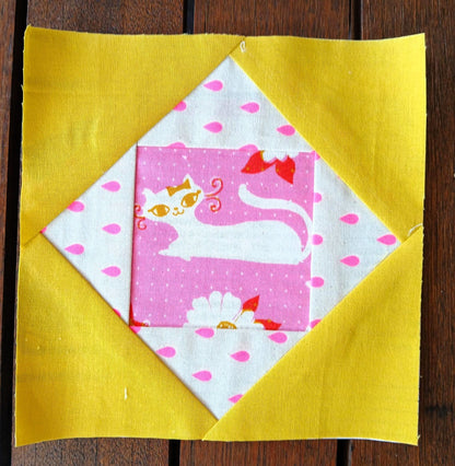 Economy Block FPP Foundation Paper Piecing quilt block pattern Digital Download