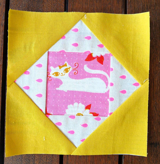 Economy Block FPP Foundation Paper Piecing quilt block pattern Digital Download