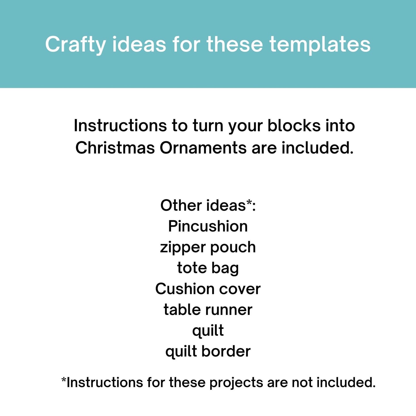 Christmas Ornaments FPP pattern Foundation Paper Piecing quilt block pattern PDF